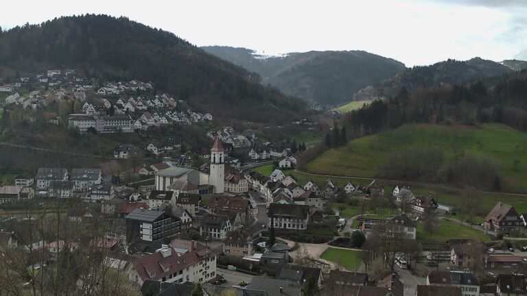 Dieses Bild zeigt eine Webcam-Aufnahme von Ottenhöfen, aufgenommen am Mittwoch, den 01.04.2026 um 09:40 Uhr