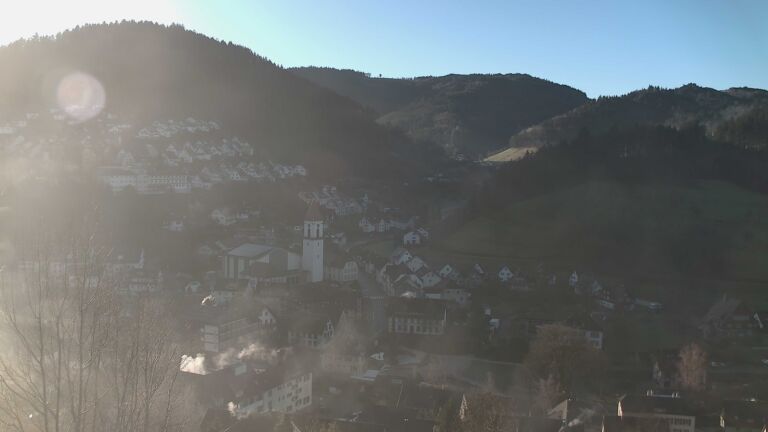 Dieses Bild zeigt eine Webcam-Aufnahme von Ottenhöfen, aufgenommen am Mittwoch, den 25.02.2026 um 08:30 Uhr