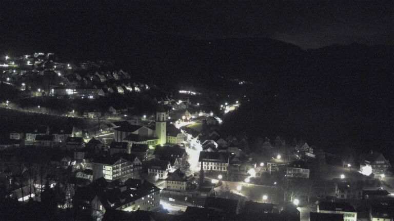 Dieses Bild zeigt eine Webcam-Aufnahme von Ottenhöfen, aufgenommen am Freitag, den 13.02.2026 um 05:50 Uhr