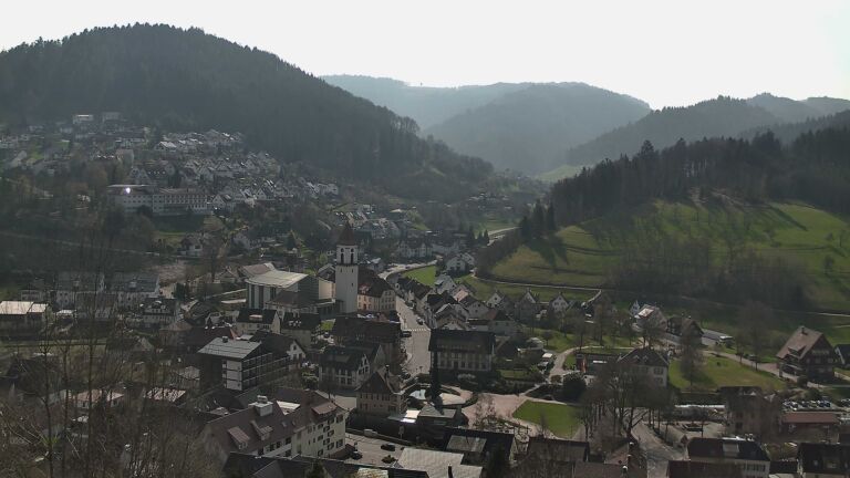 Dieses Bild zeigt eine Webcam-Aufnahme von Ottenhöfen, aufgenommen am Sonntag, den 22.03.2026 um 11:20 Uhr