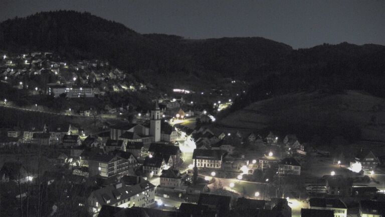 Dieses Bild zeigt eine Webcam-Aufnahme von Ottenhöfen, aufgenommen am Dienstag, den 03.03.2026 um 03:30 Uhr