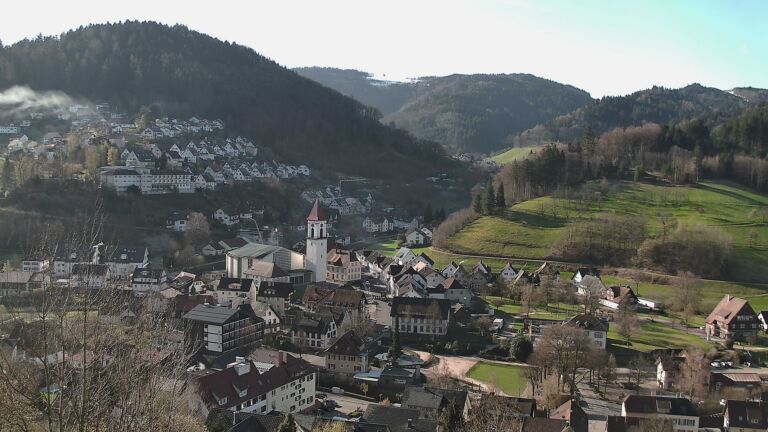 Dieses Bild zeigt eine Webcam-Aufnahme von Ottenhöfen, aufgenommen am Donnerstag, den 02.04.2026 um 09:20 Uhr