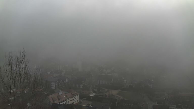 Dieses Bild zeigt eine Webcam-Aufnahme von Ottenhöfen, aufgenommen am Sonntag, den 08.02.2026 um 15:00 Uhr