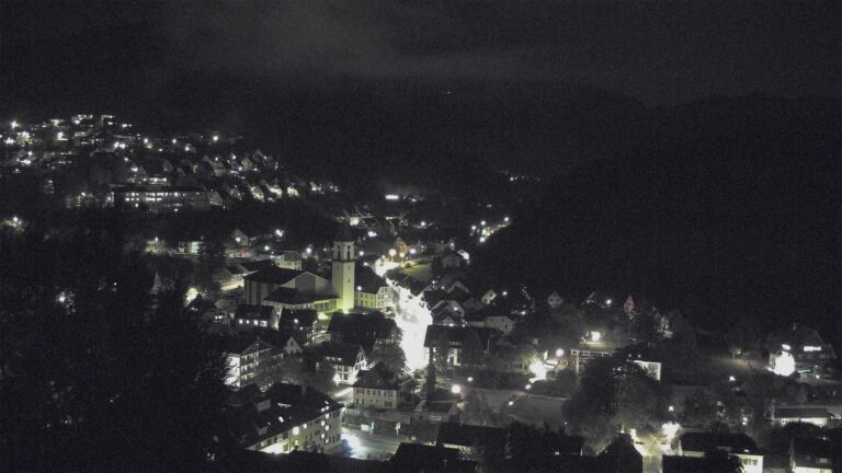 Dieses Bild zeigt eine Webcam-Aufnahme von Ottenhöfen, aufgenommen am Sonntag, den 04.10.2026 um 20:20 Uhr