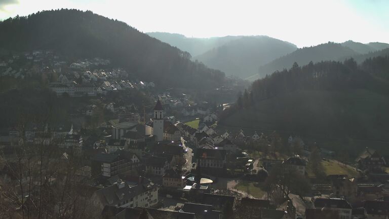 Dieses Bild zeigt eine Webcam-Aufnahme von Ottenhöfen, aufgenommen am Donnerstag, den 25.12.2025 um 11:30 Uhr