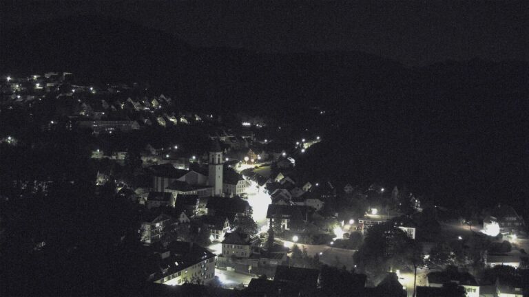 Dieses Bild zeigt eine Webcam-Aufnahme von Ottenhöfen, aufgenommen am Dienstag, den 14.07.2026 um 00:00 Uhr