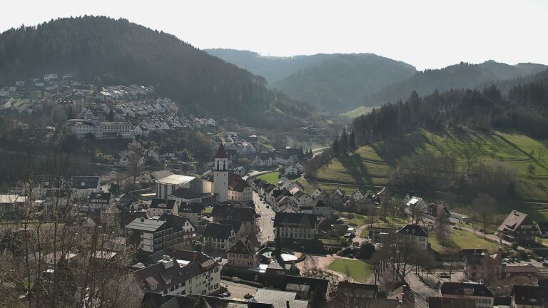 Dieses Bild zeigt eine Webcam-Aufnahme von Ottenhöfen, aufgenommen am Mittwoch, den 04.03.2026 um 11:10 Uhr