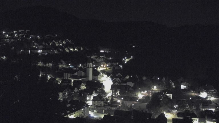 Dieses Bild zeigt eine Webcam-Aufnahme von Ottenhöfen, aufgenommen am Sonntag, den 06.09.2026 um 01:30 Uhr