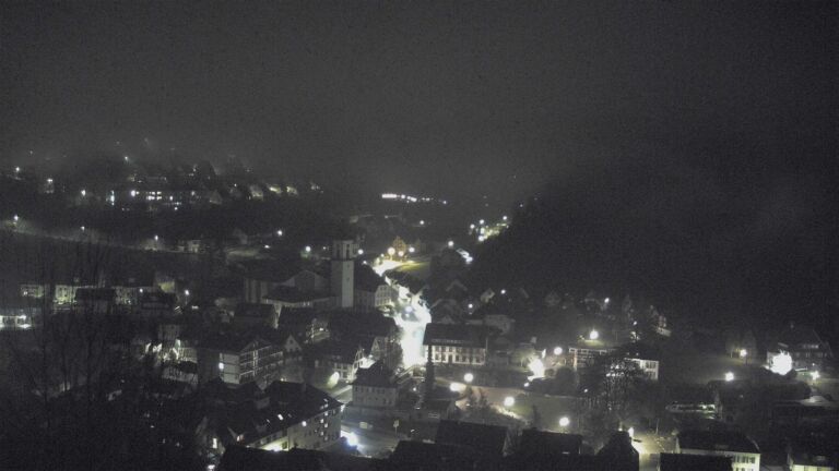 Dieses Bild zeigt eine Webcam-Aufnahme von Ottenhöfen, aufgenommen am Montag, den 13.04.2026 um 00:00 Uhr