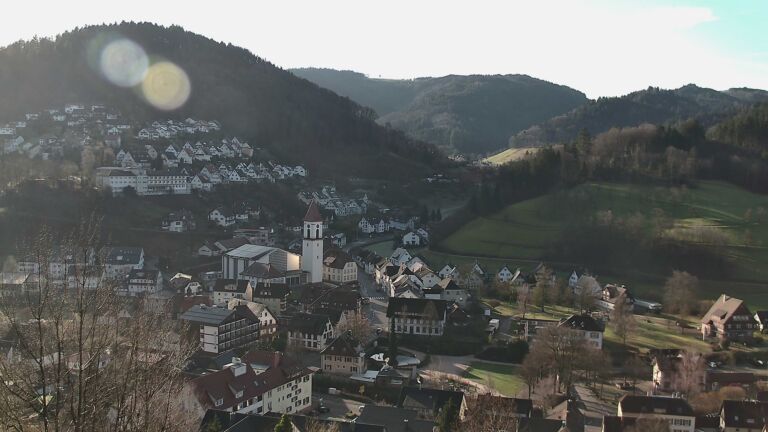 Dieses Bild zeigt eine Webcam-Aufnahme von Ottenhöfen, aufgenommen am Donnerstag, den 26.02.2026 um 09:00 Uhr