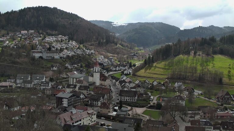 Dieses Bild zeigt eine Webcam-Aufnahme von Ottenhöfen, aufgenommen am Freitag, den 27.03.2026 um 12:40 Uhr