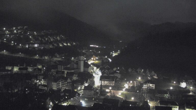 Dieses Bild zeigt eine Webcam-Aufnahme von Ottenhöfen, aufgenommen am Dienstag, den 31.03.2026 um 01:30 Uhr