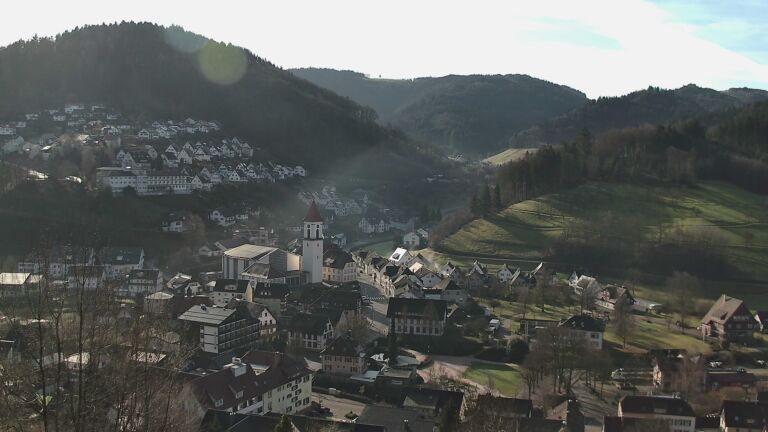 Dieses Bild zeigt eine Webcam-Aufnahme von Ottenhöfen, aufgenommen am Donnerstag, den 26.02.2026 um 09:40 Uhr