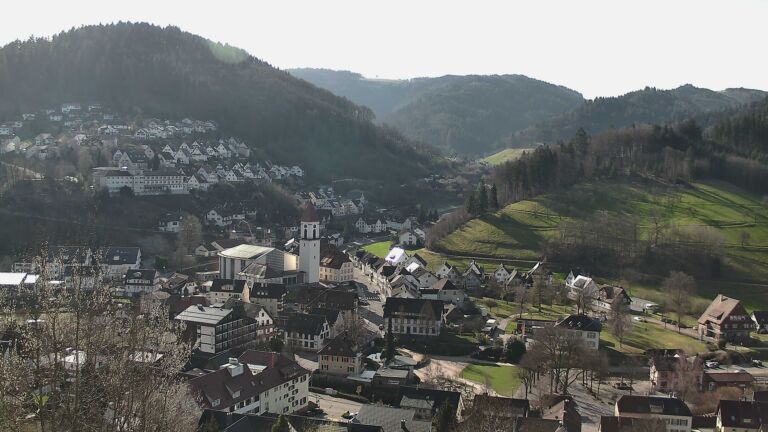 Dieses Bild zeigt eine Webcam-Aufnahme von Ottenhöfen, aufgenommen am Donnerstag, den 05.03.2026 um 09:50 Uhr