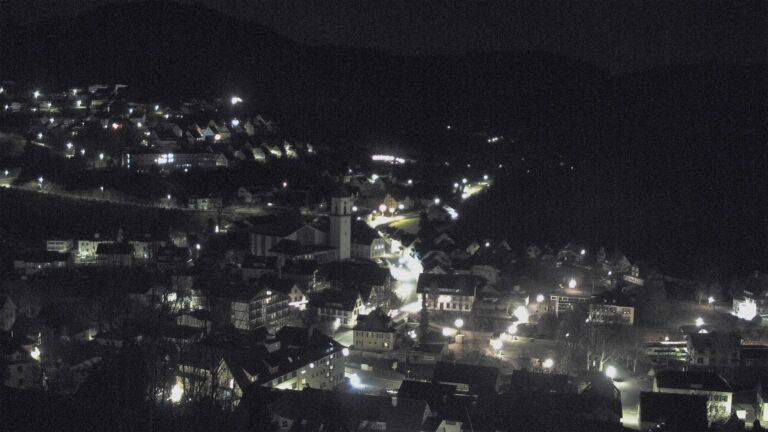 Dieses Bild zeigt eine Webcam-Aufnahme von Ottenhöfen, aufgenommen am Dienstag, den 16.12.2025 um 00:30 Uhr