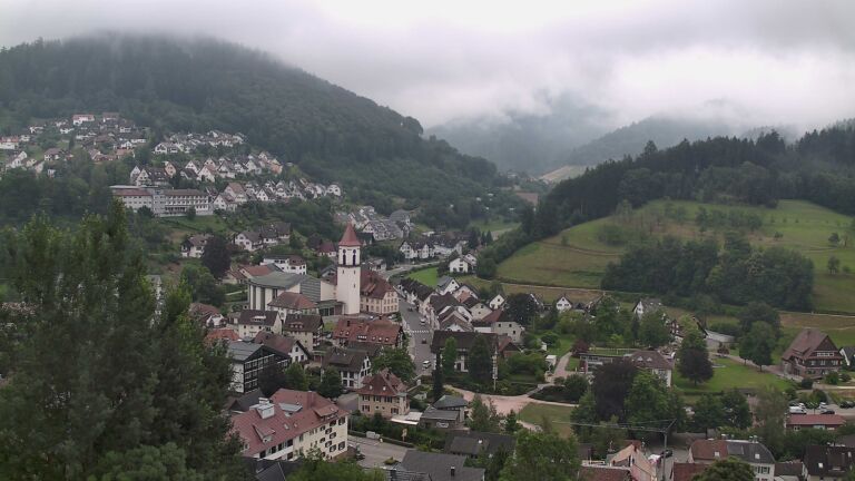 Dieses Bild zeigt eine Webcam-Aufnahme von Ottenhöfen, aufgenommen am Mittwoch, den 01.07.2026 um 08:50 Uhr