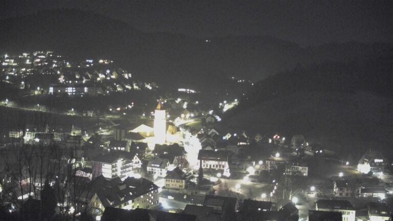 Dieses Bild zeigt eine Webcam-Aufnahme von Ottenhöfen, aufgenommen am Samstag, den 27.12.2025 um 20:30 Uhr