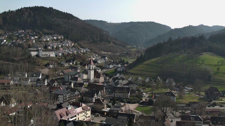 Dieses Bild zeigt eine Webcam-Aufnahme von Ottenhöfen, aufgenommen am Donnerstag, den 05.03.2026 um 15:00 Uhr