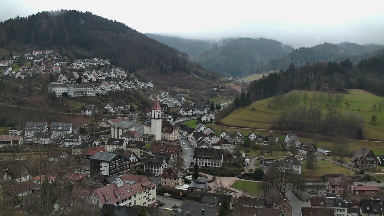 Dieses Bild zeigt eine Webcam-Aufnahme von Ottenhöfen, aufgenommen am Freitag, den 20.02.2026 um 15:40 Uhr