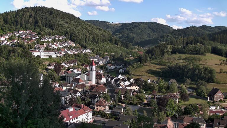 Dieses Bild zeigt eine Webcam-Aufnahme von Ottenhöfen, aufgenommen am Mittwoch, den 08.07.2026 um 19:30 Uhr