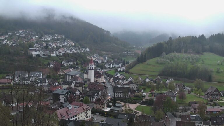 Dieses Bild zeigt eine Webcam-Aufnahme von Ottenhöfen, aufgenommen am Dienstag, den 14.04.2026 um 06:50 Uhr