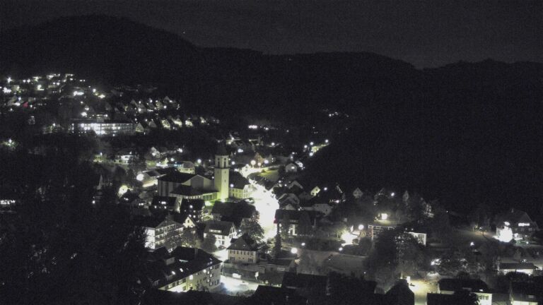 Dieses Bild zeigt eine Webcam-Aufnahme von Ottenhöfen, aufgenommen am Donnerstag, den 15.10.2026 um 20:50 Uhr