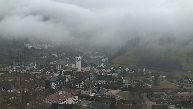 Dieses Bild zeigt eine Webcam-Aufnahme von Ottenhöfen, aufgenommen am Mittwoch, den 04.02.2026 um 16:00 Uhr