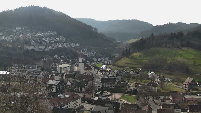 Dieses Bild zeigt eine Webcam-Aufnahme von Ottenhöfen, aufgenommen am Samstag, den 07.03.2026 um 09:50 Uhr