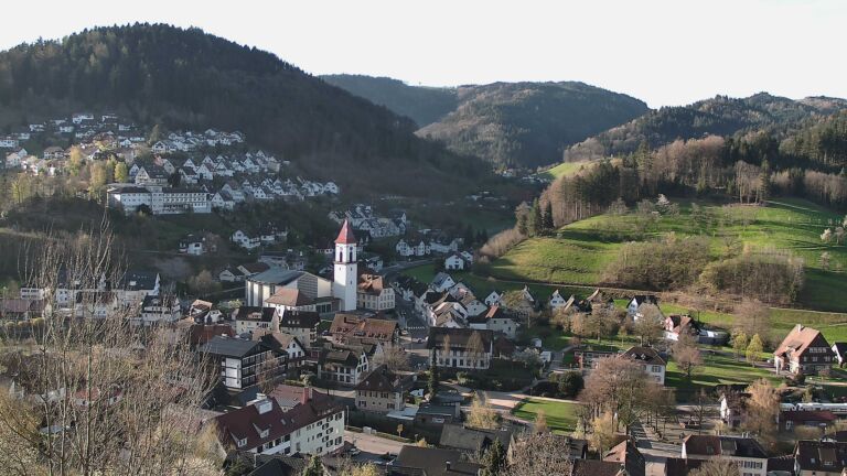 Dieses Bild zeigt eine Webcam-Aufnahme von Ottenhöfen, aufgenommen am Dienstag, den 07.04.2026 um 08:20 Uhr