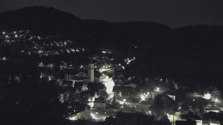 Dieses Bild zeigt eine Webcam-Aufnahme von Ottenhöfen, aufgenommen am Mittwoch, den 08.07.2026 um 03:30 Uhr