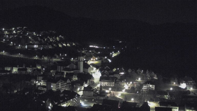 Dieses Bild zeigt eine Webcam-Aufnahme von Ottenhöfen, aufgenommen am Mittwoch, den 08.04.2026 um 01:00 Uhr