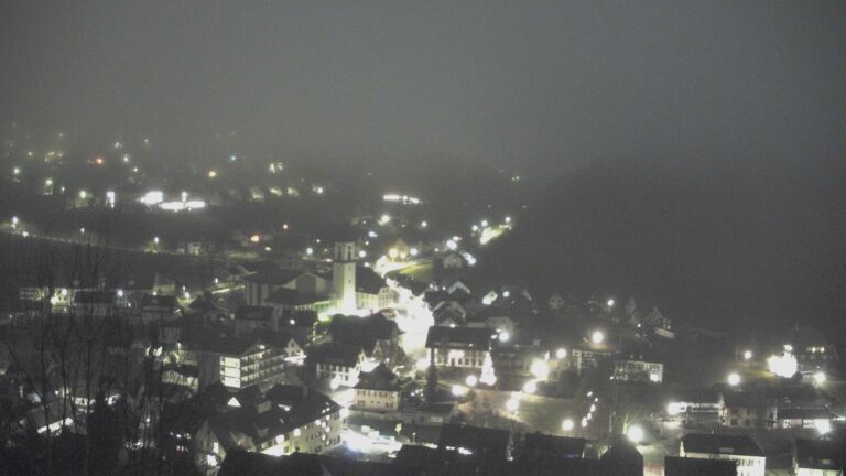 Dieses Bild zeigt eine Webcam-Aufnahme von Ottenhöfen, aufgenommen am Montag, den 22.12.2025 um 07:20 Uhr