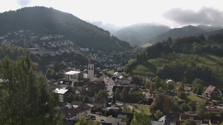 Dieses Bild zeigt eine Webcam-Aufnahme von Ottenhöfen, aufgenommen am Freitag, den 02.10.2026 um 11:00 Uhr