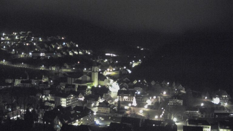 Dieses Bild zeigt eine Webcam-Aufnahme von Ottenhöfen, aufgenommen am Dienstag, den 23.12.2025 um 05:40 Uhr