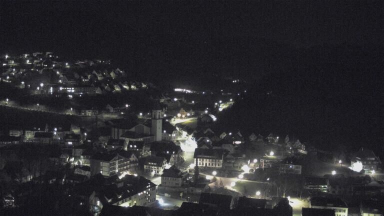 Dieses Bild zeigt eine Webcam-Aufnahme von Ottenhöfen, aufgenommen am Samstag, den 21.03.2026 um 23:30 Uhr