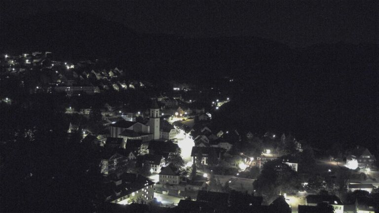 Dieses Bild zeigt eine Webcam-Aufnahme von Ottenhöfen, aufgenommen am Donnerstag, den 13.08.2026 um 03:00 Uhr