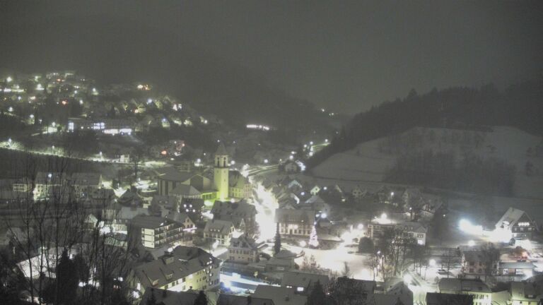 Dieses Bild zeigt eine Webcam-Aufnahme von Ottenhöfen, aufgenommen am Freitag, den 02.01.2026 um 07:20 Uhr