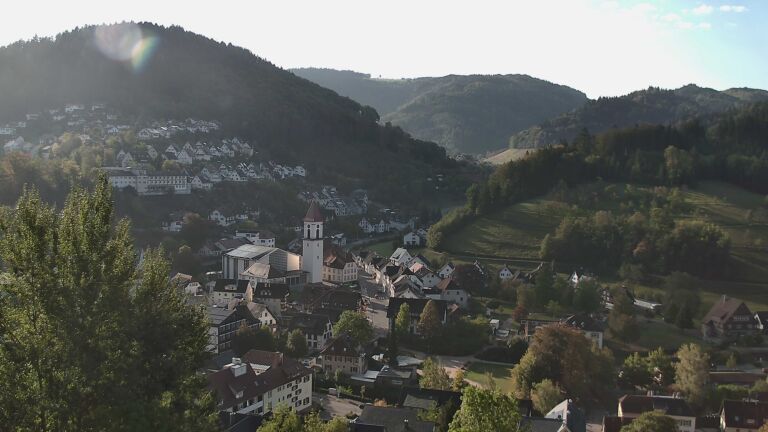 Dieses Bild zeigt eine Webcam-Aufnahme von Ottenhöfen, aufgenommen am Montag, den 05.10.2026 um 09:40 Uhr