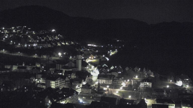 Dieses Bild zeigt eine Webcam-Aufnahme von Ottenhöfen, aufgenommen am Freitag, den 03.04.2026 um 23:30 Uhr