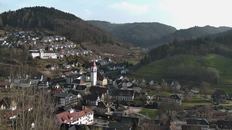 Dieses Bild zeigt eine Webcam-Aufnahme von Ottenhöfen, aufgenommen am Montag, den 09.03.2026 um 16:40 Uhr