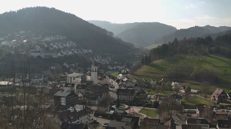 Dieses Bild zeigt eine Webcam-Aufnahme von Ottenhöfen, aufgenommen am Montag, den 23.03.2026 um 09:20 Uhr