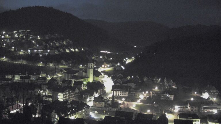 Dieses Bild zeigt eine Webcam-Aufnahme von Ottenhöfen, aufgenommen am Sonntag, den 22.03.2026 um 05:30 Uhr