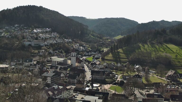 Dieses Bild zeigt eine Webcam-Aufnahme von Ottenhöfen, aufgenommen am Freitag, den 27.02.2026 um 11:40 Uhr