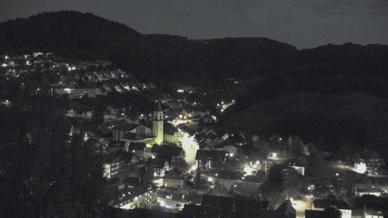 Dieses Bild zeigt eine Webcam-Aufnahme von Ottenhöfen, aufgenommen am Montag, den 28.09.2026 um 05:40 Uhr