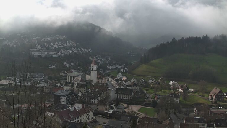 Dieses Bild zeigt eine Webcam-Aufnahme von Ottenhöfen, aufgenommen am Sonntag, den 29.03.2026 um 10:10 Uhr