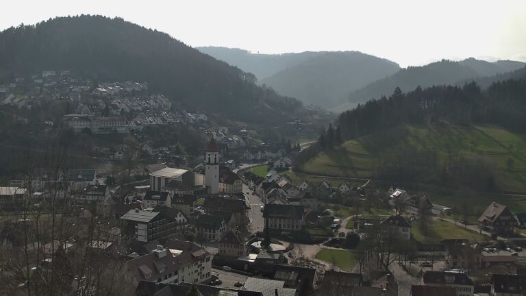 Dieses Bild zeigt eine Webcam-Aufnahme von Ottenhöfen, aufgenommen am Montag, den 09.03.2026 um 11:10 Uhr