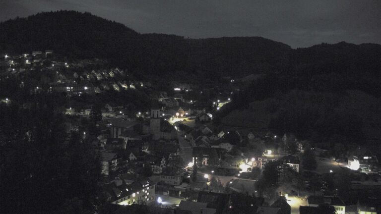 Dieses Bild zeigt eine Webcam-Aufnahme von Ottenhöfen, aufgenommen am Dienstag, den 29.09.2026 um 02:30 Uhr