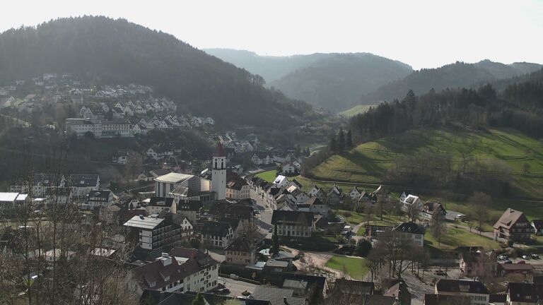 Dieses Bild zeigt eine Webcam-Aufnahme von Ottenhöfen, aufgenommen am Dienstag, den 10.03.2026 um 10:00 Uhr