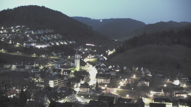 Dieses Bild zeigt eine Webcam-Aufnahme von Ottenhöfen, aufgenommen am Montag, den 09.03.2026 um 06:10 Uhr