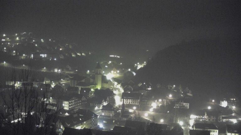 Dieses Bild zeigt eine Webcam-Aufnahme von Ottenhöfen, aufgenommen am Montag, den 26.01.2026 um 05:50 Uhr